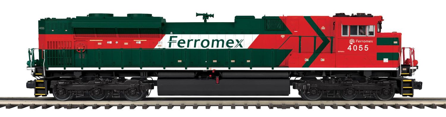 MTH  20-22176-1 O Scale Premier Ferromex SD70ACe Diesel Engine w/Proto-Sound 3.0 (Hi-Rail Wheels)