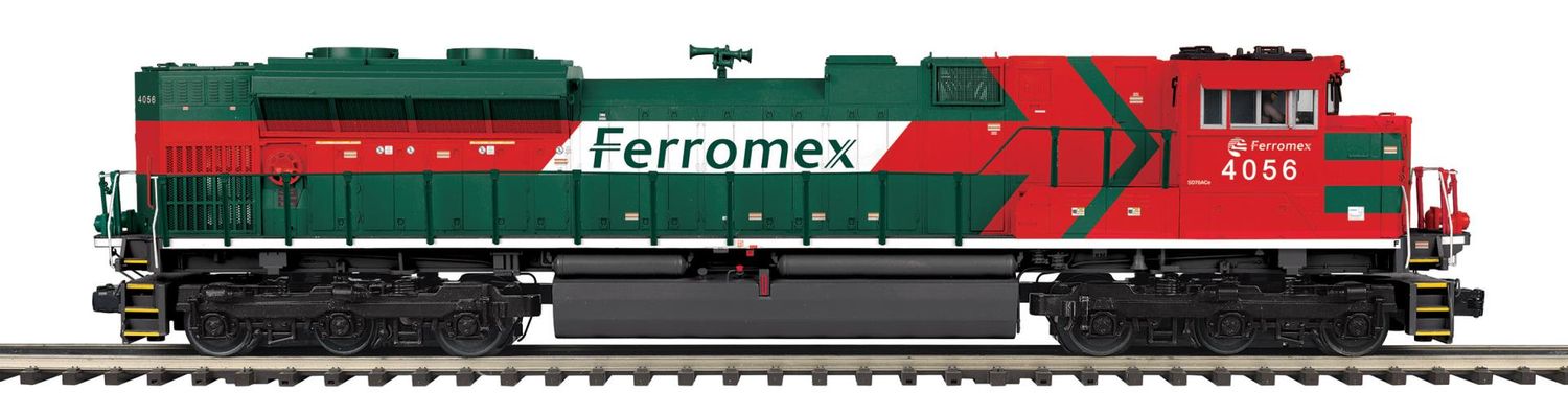 MTH 20-22177-1 O Scale Premier Ferromex SD70ACe Diesel Engine w/Proto-Sound 3.0 (Hi-Rail Wheels)