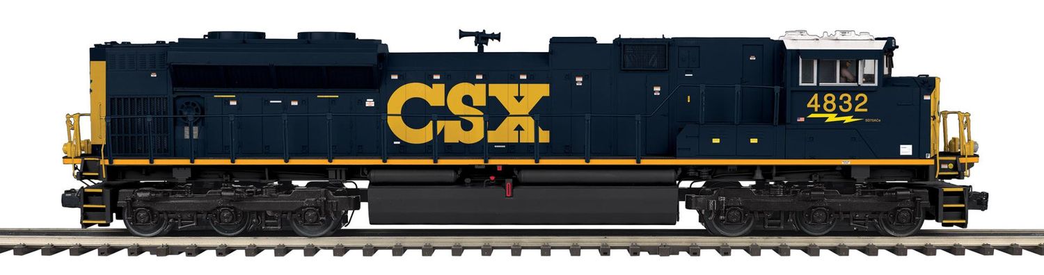 MTH 20-22180-1 O Scale Premier CSX SD70ACe Diesel Engine w/Proto-Sound 3.0 (Hi-Rail Wheels)