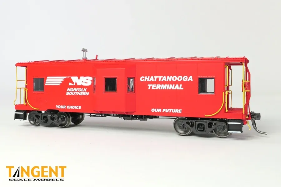 Tangent 60616 - Norfolk Southern (NS) “Chattanooga Terminal” 2008 Southern Railway Gantt Manufacturing Company Bay Window Caboose