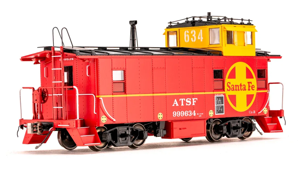 Class one model worsk-CB00307 Santa Fe Peaked Roof Caboose CE-3 - Mid-Life 999634