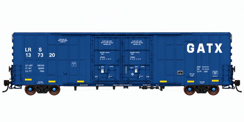 Golden Gate Depot Greenbrier 7550cf 60' Plate F Boxcars - GATX (LRS)