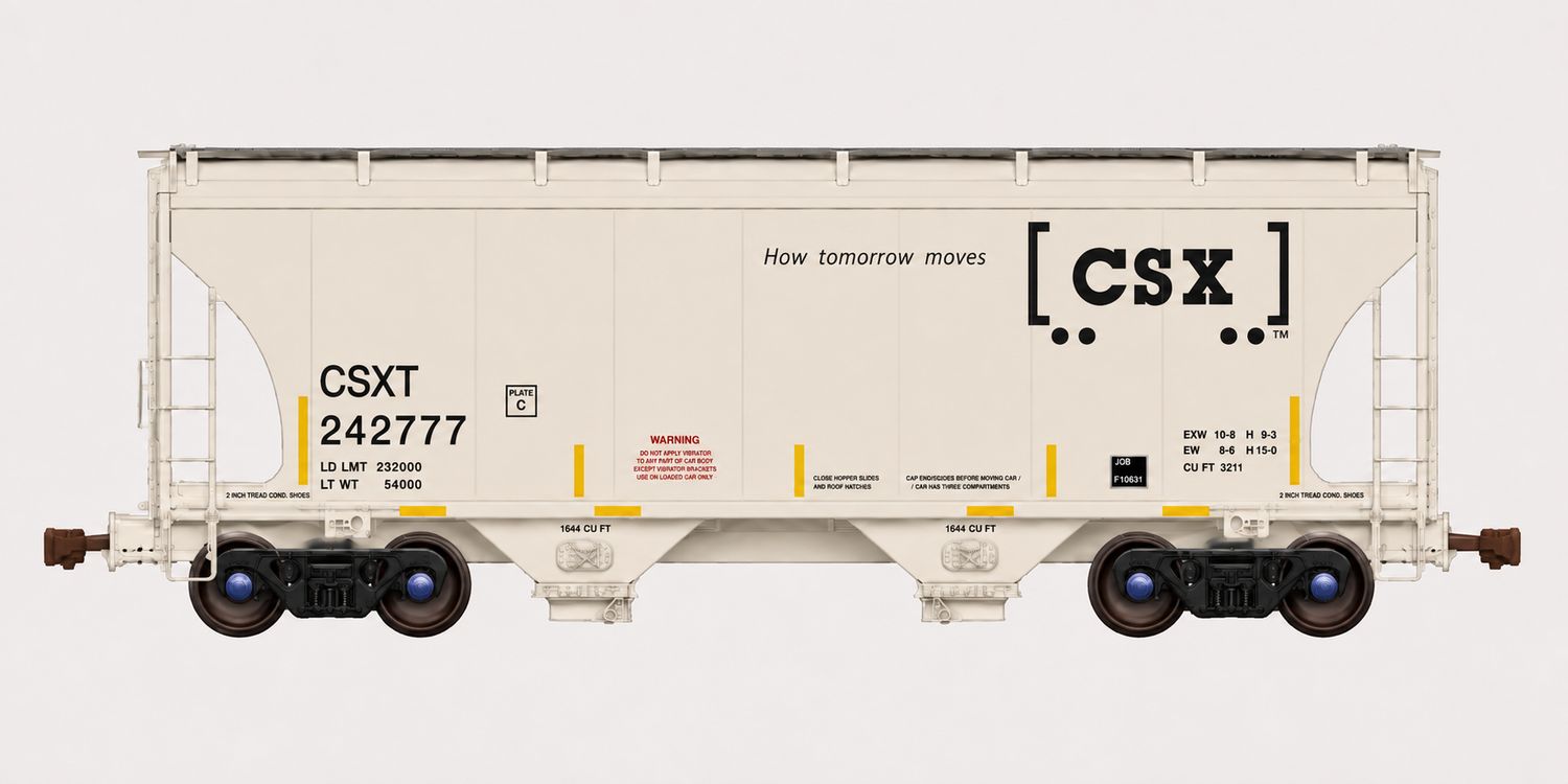 Golden Gate Depot - 39' Trinity 3281 2-Bay Hopper - CSX