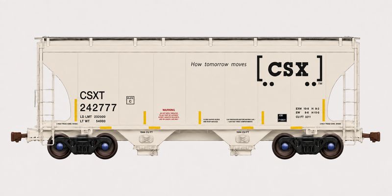 Golden Gate Depot - 39' Trinity 3281 2-Bay Hopper - CSX