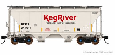 Golden Gate Depot - 39' 3281 Trinity 2-Bay Hopper - Keg River