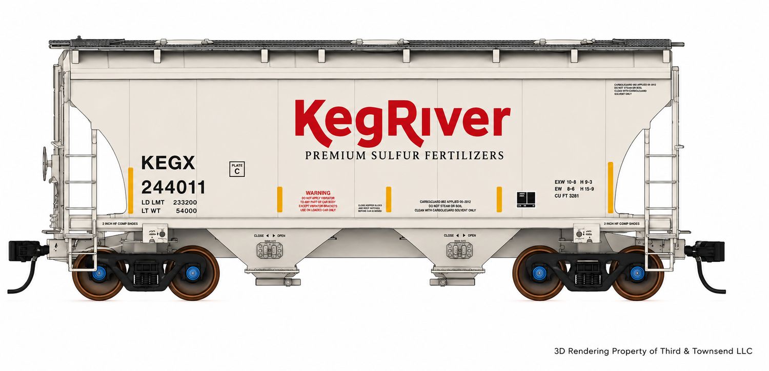 Golden Gate Depot - 39' 3281 Trinity 2-Bay Hopper - Keg River, Available Versions: 2RL SET #1