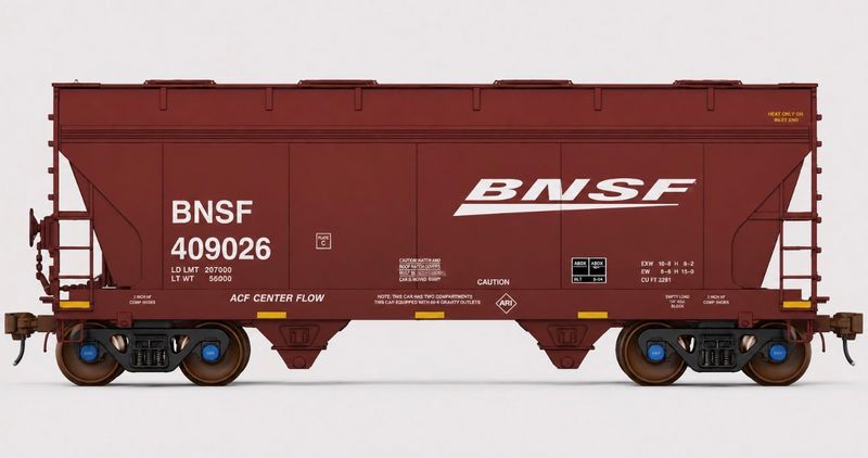 Golden Gate Depot - 39' 3281 Trinity 2-Bay Hopper - BNSF