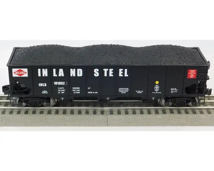 RMT 66299183 70 ton 3-bay coal hopper with load Inland Steel Co