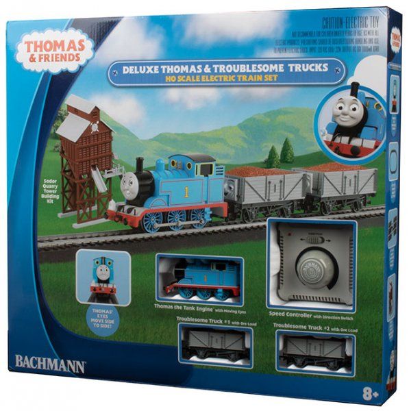 BACHMANN 00760 Deluxe Thomas &amp; The Troublesome Trucks Set