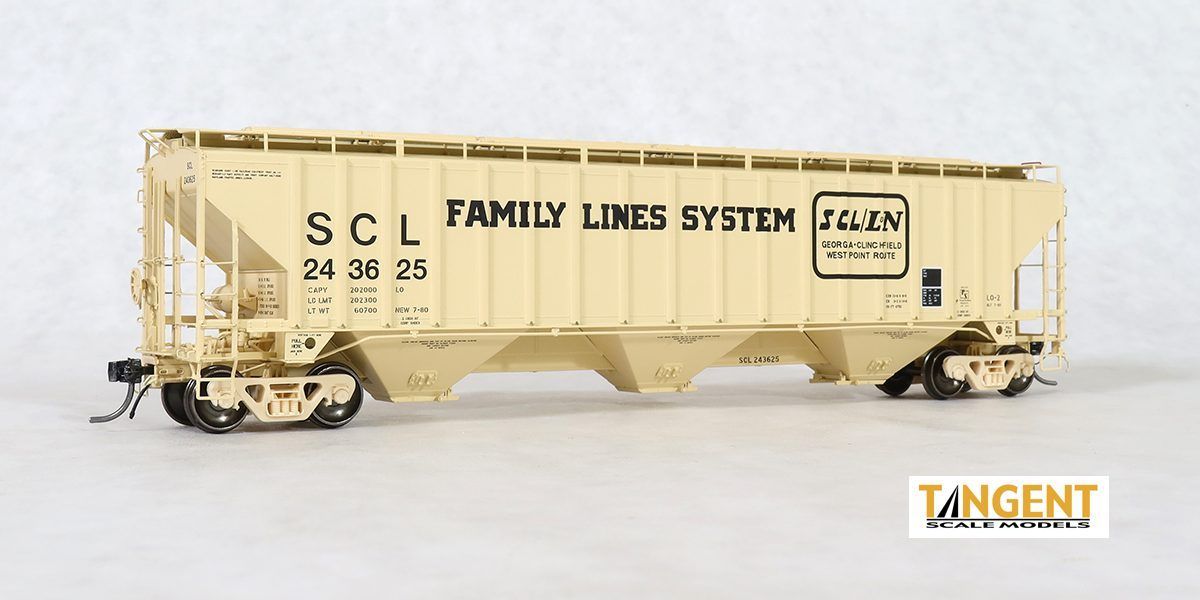 Tangent - SCL Family Lines “Original 7-1980” PS4750 Covered Hopper, Road Number: 243495