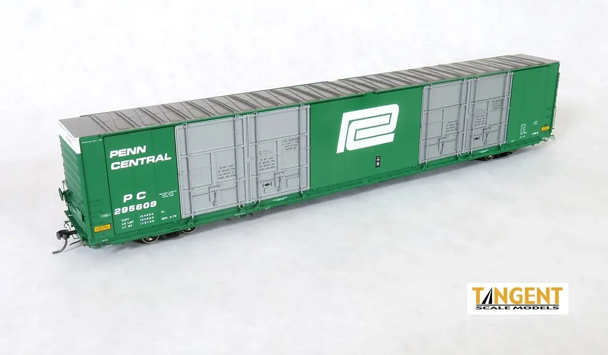 Tangent - PC “Delivery X-60-R 2-1970” Greenville 86′ Quad Plug Door Box Car, Road Number: 295607