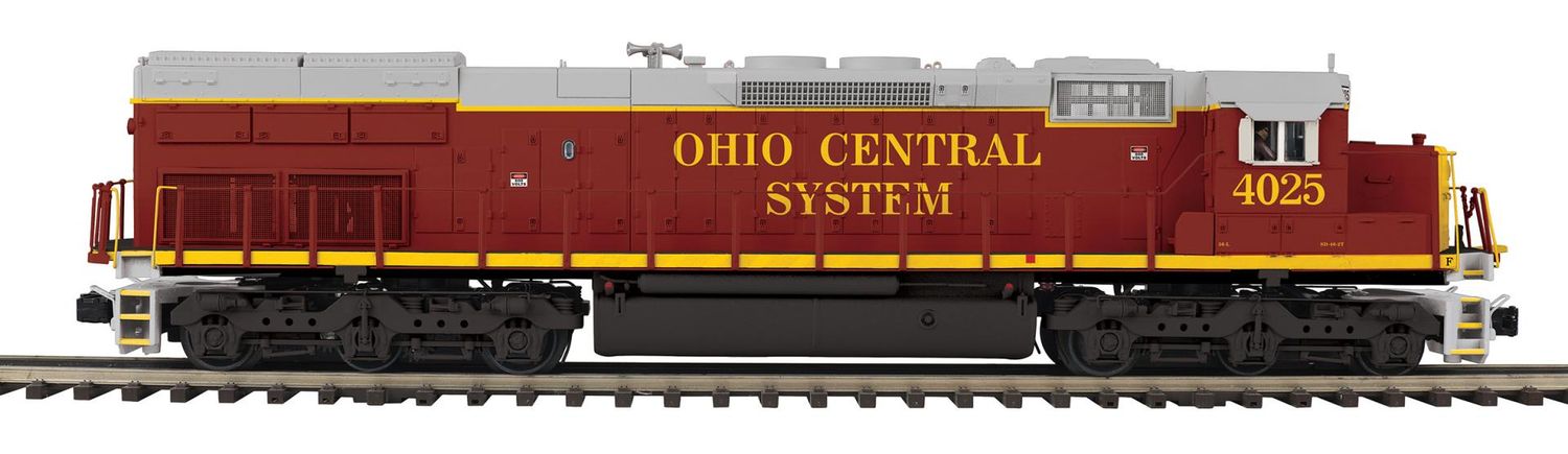 MTH 20-22117-1 O Scale Premier Ohio Central SD40T-2 Tunnel Motor Diesel Engine w/Proto-Sound 3.0 (Hi-Rail Wheels)