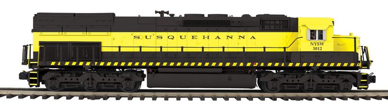 MTH 20-22119-1 O Scale Premier Susquehanna SD40T-2 Tunnel Motor Diesel Engine w/Proto-Sound 3.0 (Hi-Rail Wheels) #3012