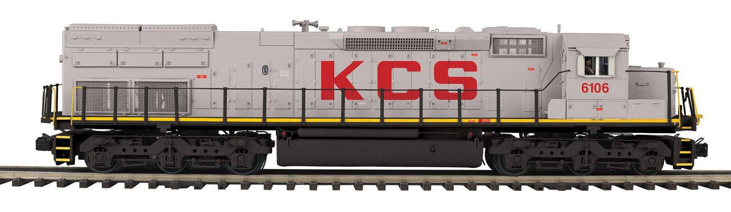 MTH 20-22122-1 O Scale Premier Kansas City Southern SD40T-2 Tunnel Motor Diesel Engine w/Proto-Sound 3.0 (Hi-Rail Wheels)