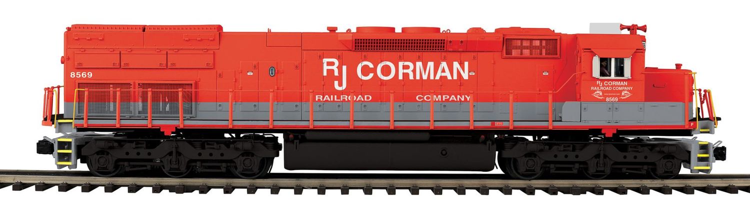 MTH 20-22125-1 O Scale Premier RJ Corman SD40T-2 Tunnel Motor Diesel Engine w/Proto-Sound 3.0 (Hi-Rail Wheels)