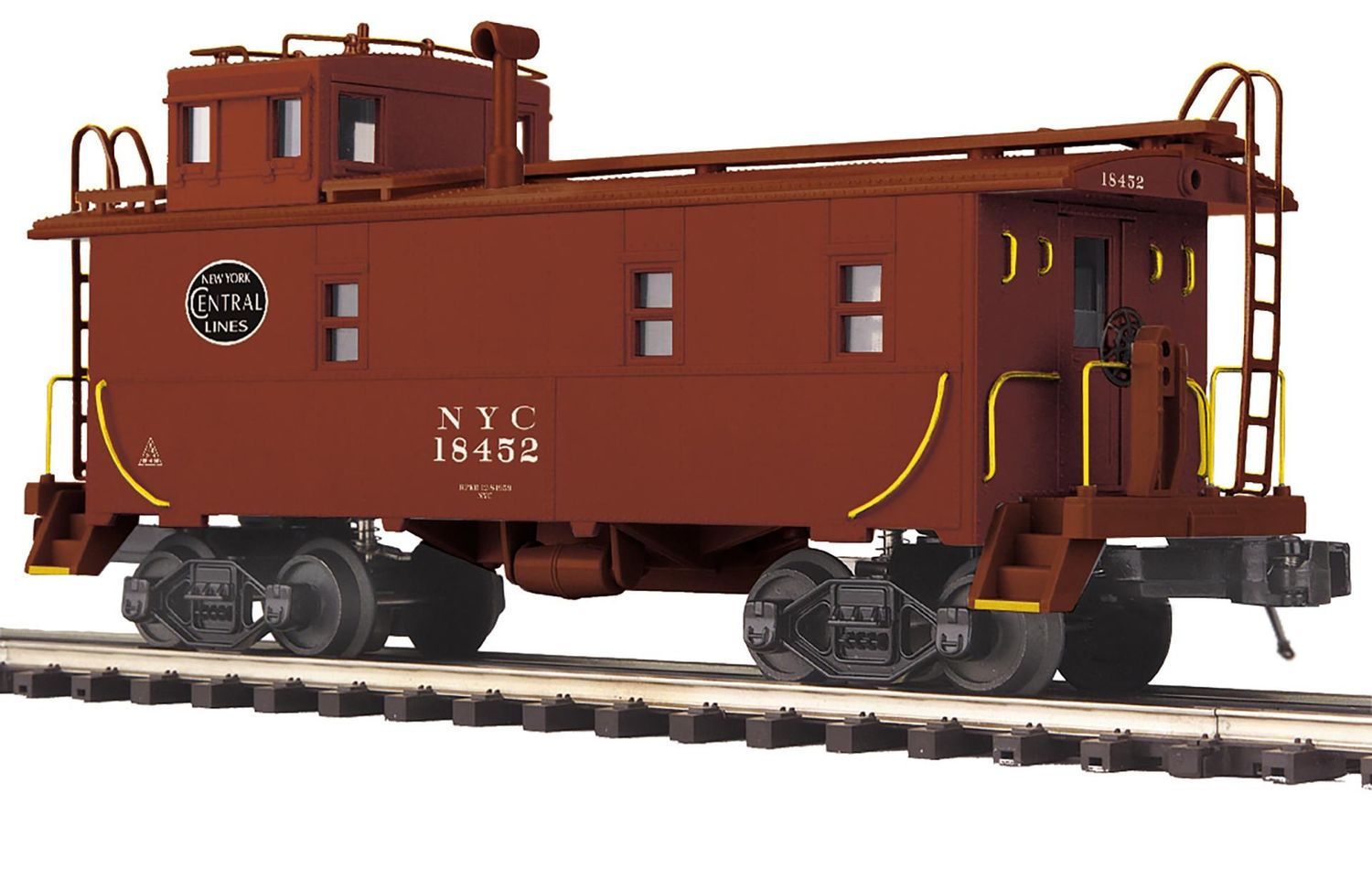MTH 20-91868 O Scale Premier New York Central Steel Caboose, Road Number: 18452