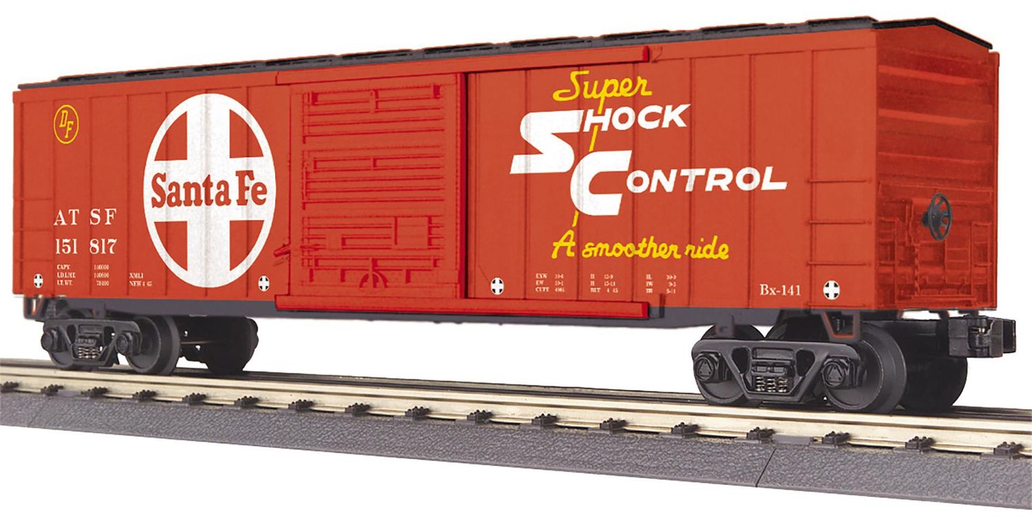 RailKing 30-71294 - Santa Fe 50’ Modern Box Car #151817