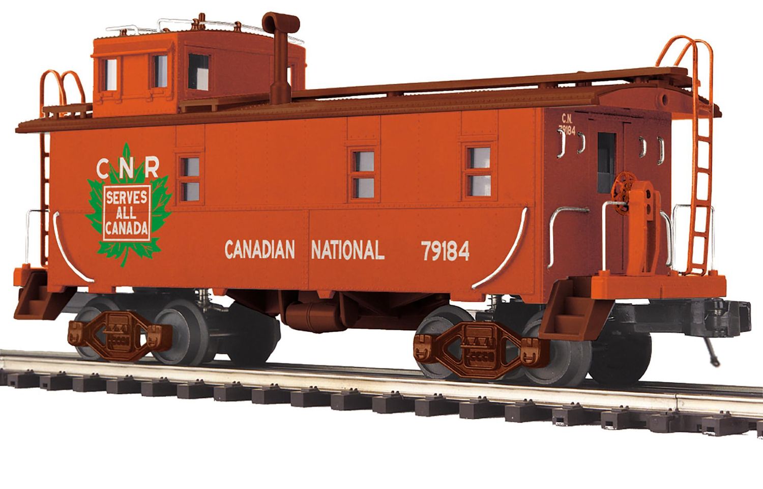 MTH 20-91870 O Scale Premier Canadian National Steel Caboose, Road Number: 79184