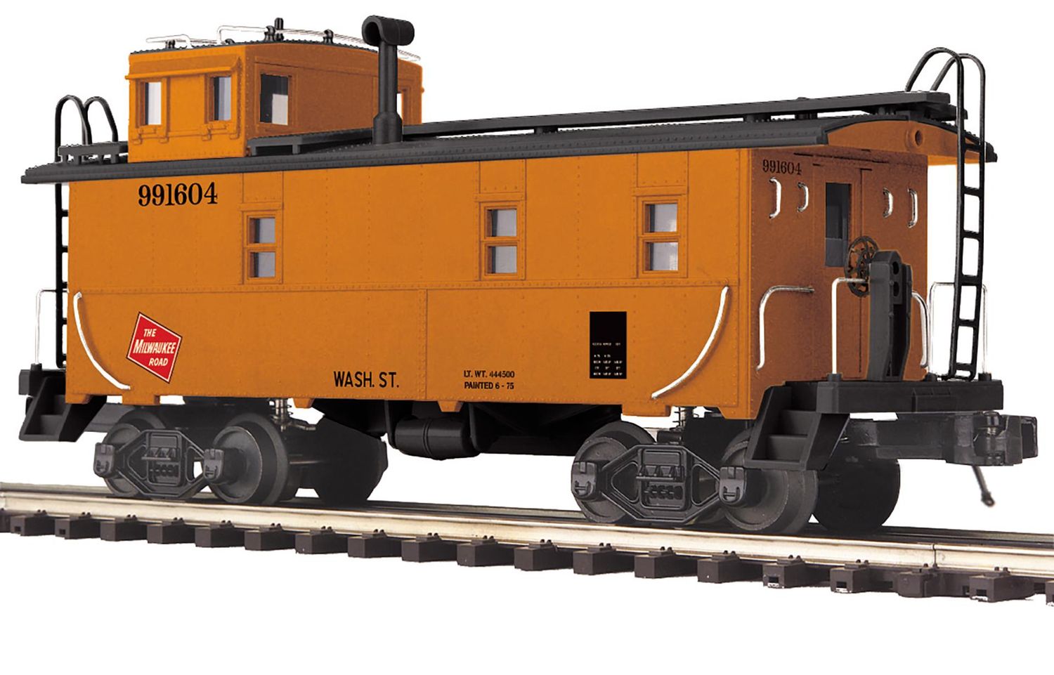 MTH 20-91873 O Scale Premier Milwaukee Road Steel Caboose, Road Number: 991604