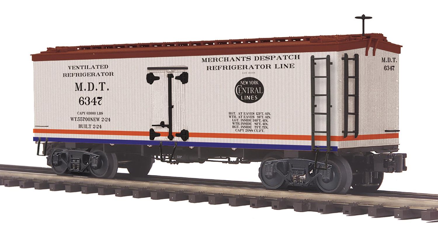 MTH 20-94833 O Scale Premier Merchant's Dispatch 36’ Woodsided Reefer Car, Road Number: 6347