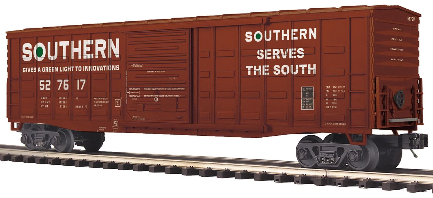 MTH 20-99477 O Scale Premier Southern 50’ Waffle Box Car, Road Number: 527617
