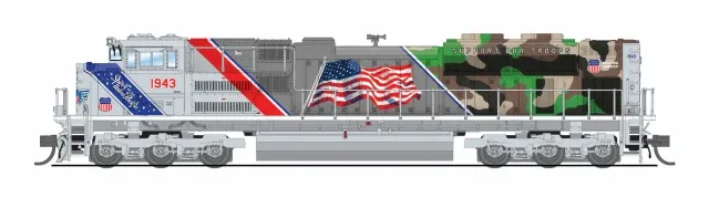 Broadway Limited 9980 - EMD SD70ACe "The Spirit" (DCC and Sound) Union Pacific (UP) 1943 - N Scale