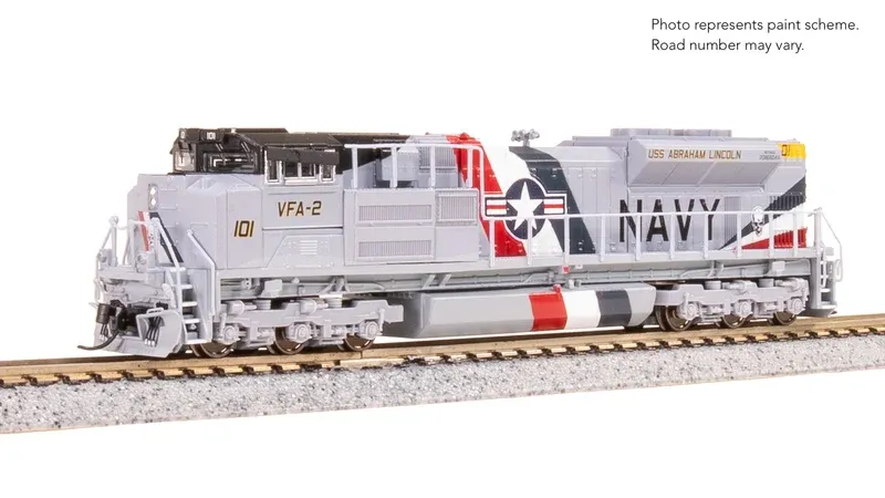 BROADWAY LIMITED 9982 EMD SD70ACe, US Navy #101 Fantasy Paint, Paragon4 Sound/DC/DCC, N