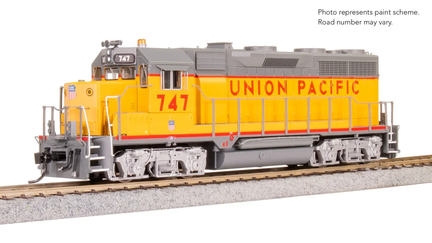 BROADWAY LIMITED 10021 EMD GP35, UP 747, 1980'S PAINT, PARAGON4 SOUND/DC/DCC, HO