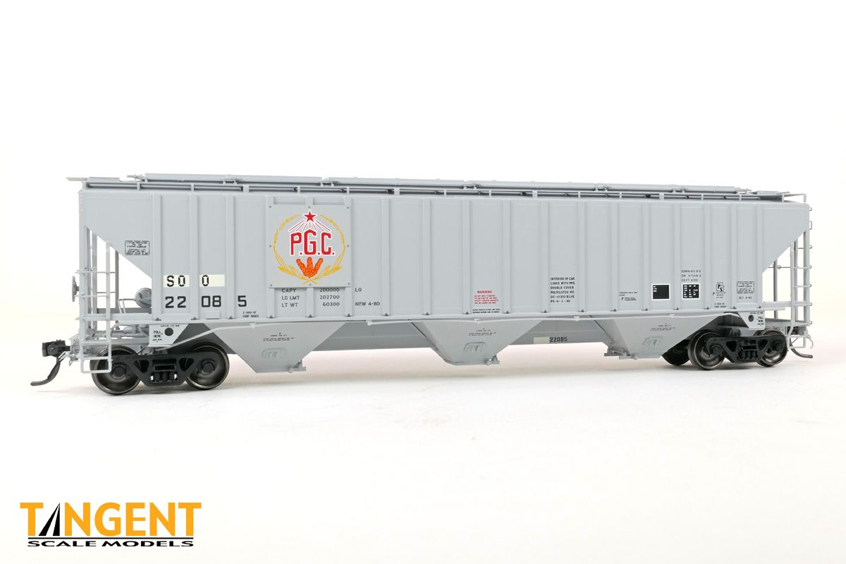 TANGENT Soo Line (SOO) “ex-Producer’s Grain” 1985+ PS4750 Covered Hopper, Road Number: 22085