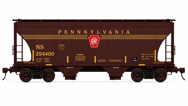 Golden Gate Depot - 39' 3281 Trinity 2- Bay Hopper - Norfolk Southern PRR Heritage