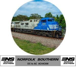 READY MADE TRAINS R-047-AC/DC Norfolk Southern AC-DC #4001