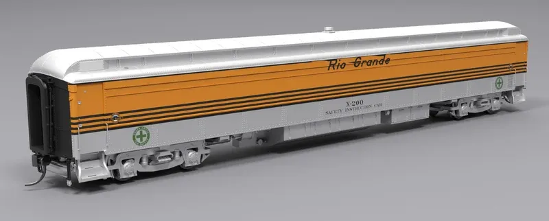 BROADWAY LIMITED 9932 Railroad Instruction Car, DRGW X-200, HO Scale