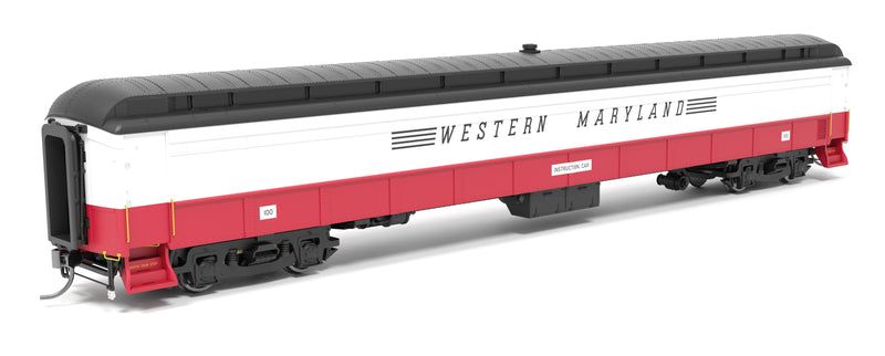 BROADWAY LIMITED 9936 Railroad Instruction Car, Western Maryland WM 100, HO Scale