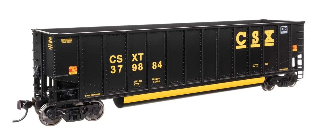 WALTHERS MAINLINE 50' Bethgon Coalporter Gondola - Ready to Run -- CSX, Road Number: 379877