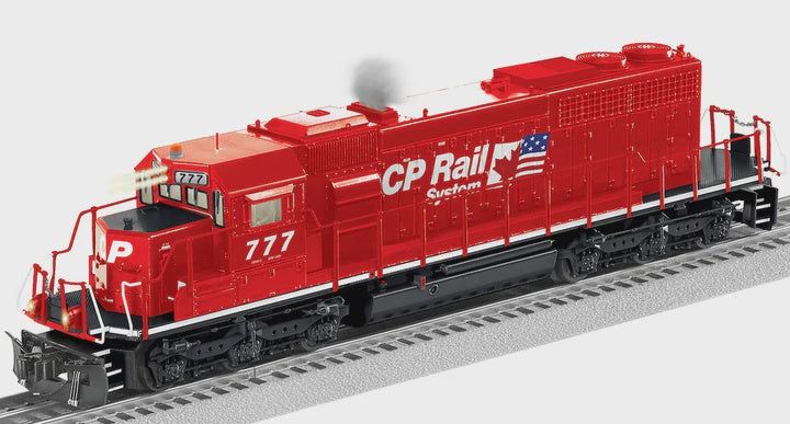 Lionel 2533411 EMD SD40-2 - 3-Rail w/Legacy Sound, Control &amp; Smoke -- Canadian Pacific #777 (red, white, Dual Flags Logo)