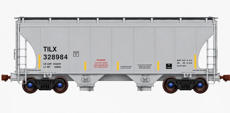 Golden Gate Depot - 39' 3281 Trinity 2- Bay Hopper - TILX