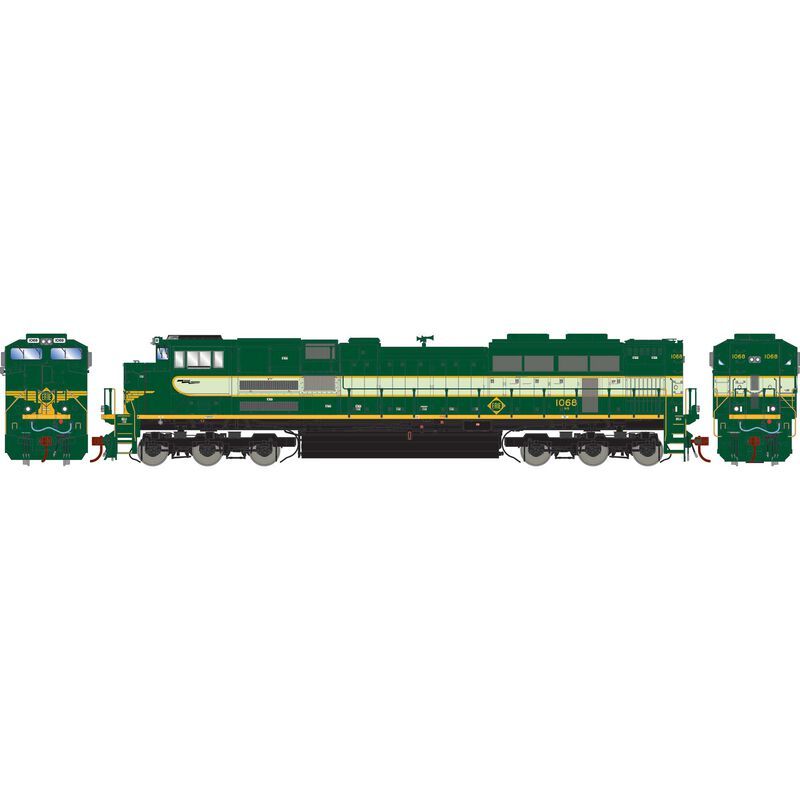 Athearn ATHG75655 HO SD70ACe Locomotive with DCC &amp; Sound, NS/Erie Heritage #1068