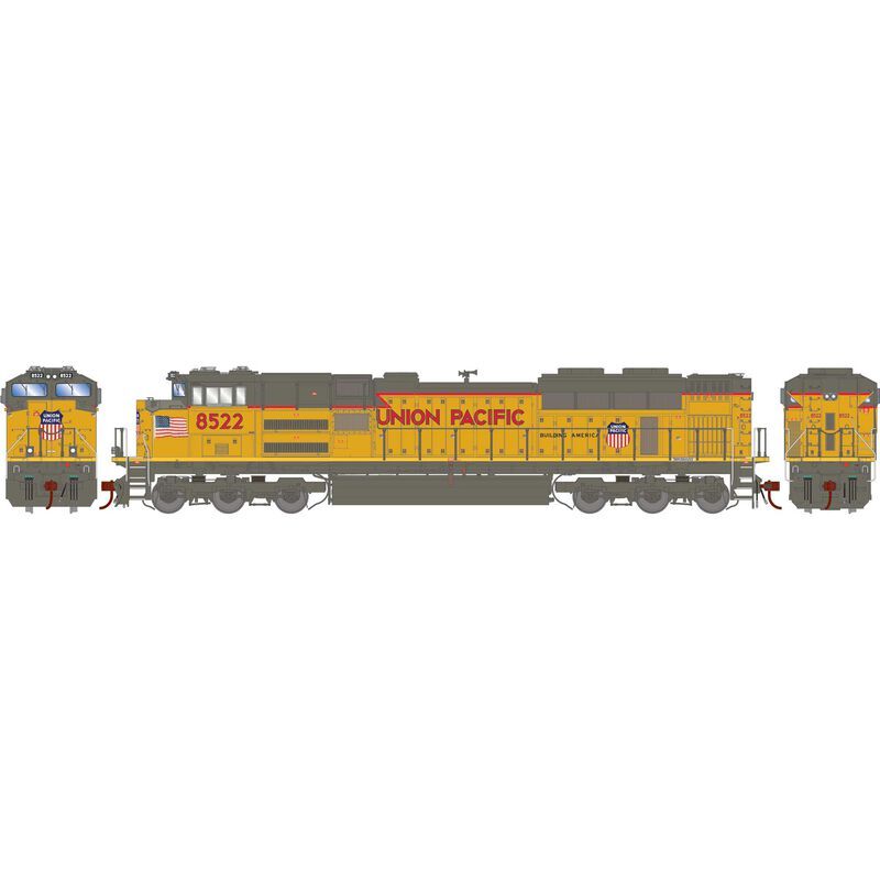 Athearn ATHG75651 HO SD70ACe Locomotive with DCC &amp; Sound, UP #8522