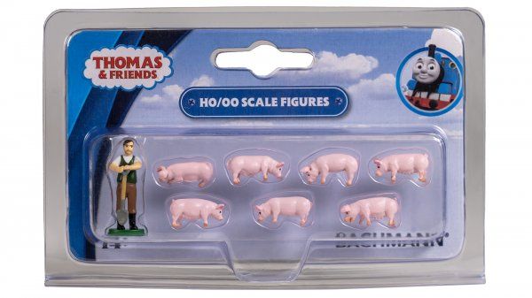 Bachmann 33305 HO Farmer Trotter and Pigs