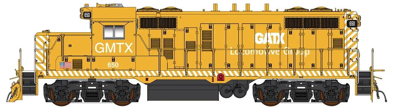 Intermountain HO 49874-04 DCC/ESU LokPilot Equipped Paducah GP10 Locomotive GATX Locomotive Group GMTX #653