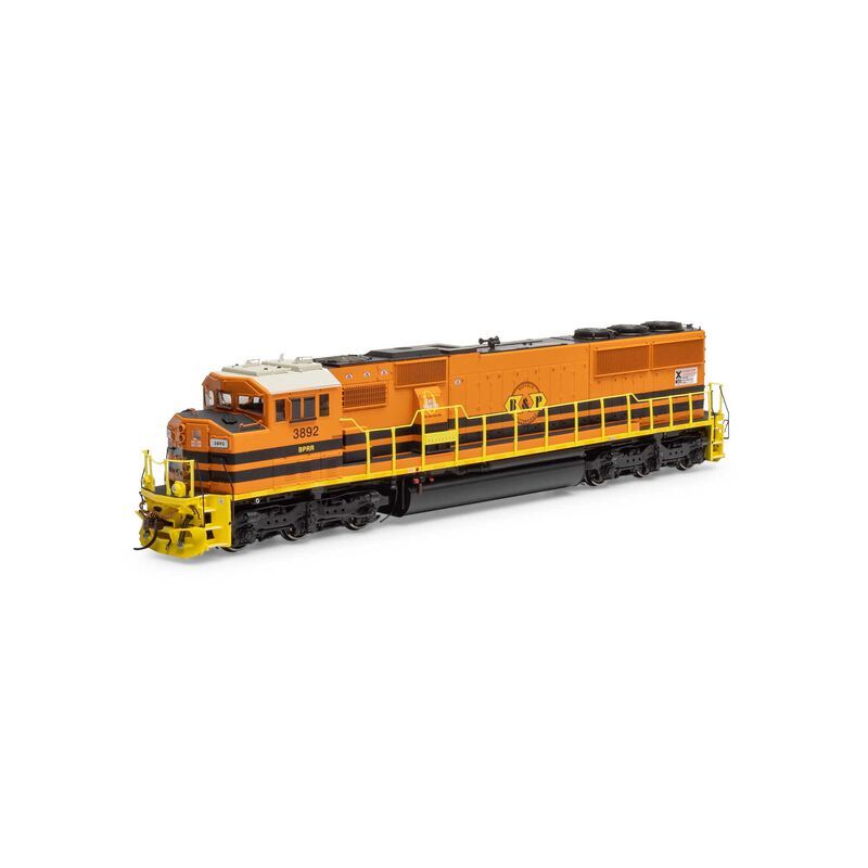 Athearn ATHG75648 HO SD60M Tri-Clops Locomotive with DCC &amp; Sound, BPRR #3892