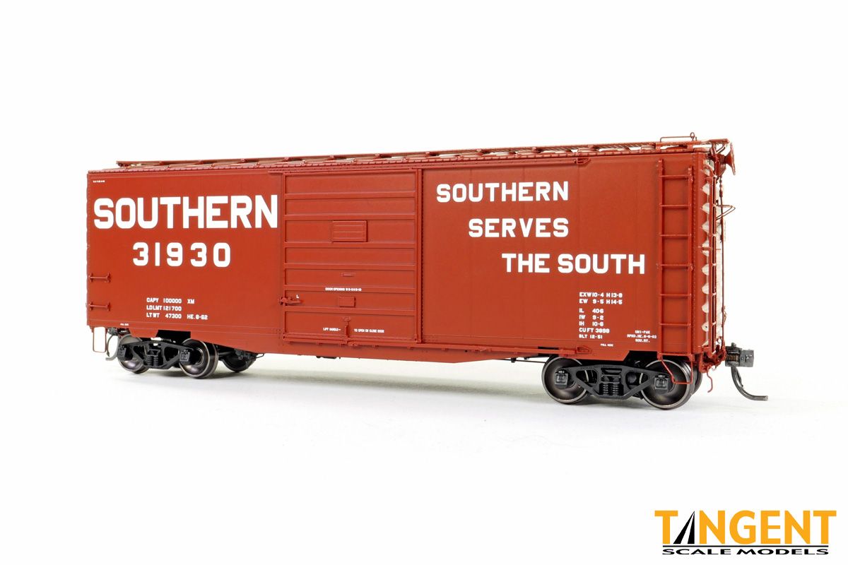 Tangent 26018 Southern (SOU) Serves the South Repaint 1962+ 40′ PS-1 9′ Door Boxcar, Road Number: 31766