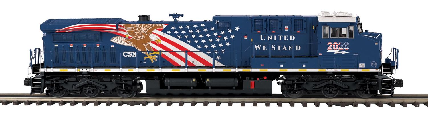 MTH Premier 20-22206-1 CSX #2026 - AC44C6M Diesel Engine w/Proto-Sound 3.0 (Hi-Rail Wheels)