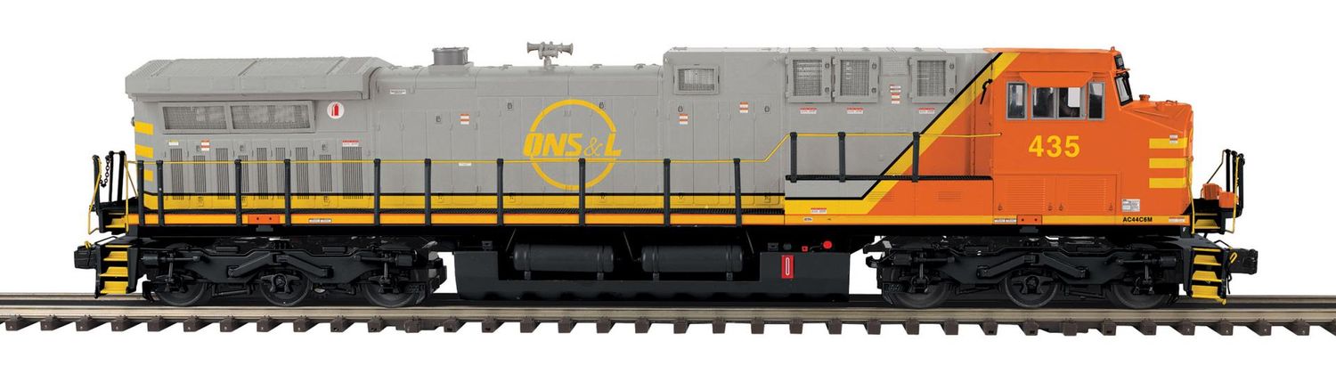 MTH Premier 20-22139-1 - Quebec North Shore &amp; Labrador #435 AC44C6M Diesel Engine w/Proto-Sound 3.0 (Hi-Rail Wheels)