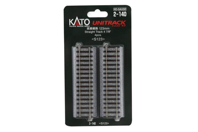 KATO 2-140 123mm Straight Track (4 ea)