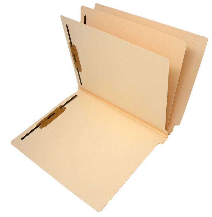 SCS-9033-2D - 15 per box
Manila letter size end tab econoclass folder.