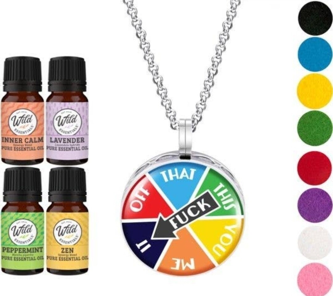 Stainless Steel Necklace Diffuser Sets