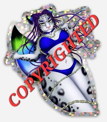 Sexy ReZ The Furry Sticker