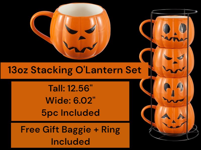 5pc Themed Mug Sets