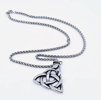 Snake Celtic Knot Pendant + Chain